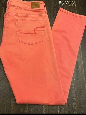 American Eagle Pink Skinny Jeans